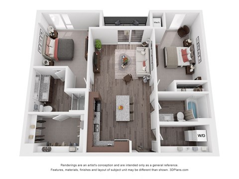 C1 Floor Plan at Maven on Broadway, Minnesota, 55904
